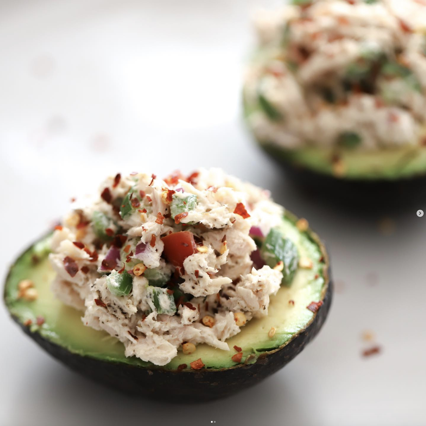 Tuna Stuffed Avocados